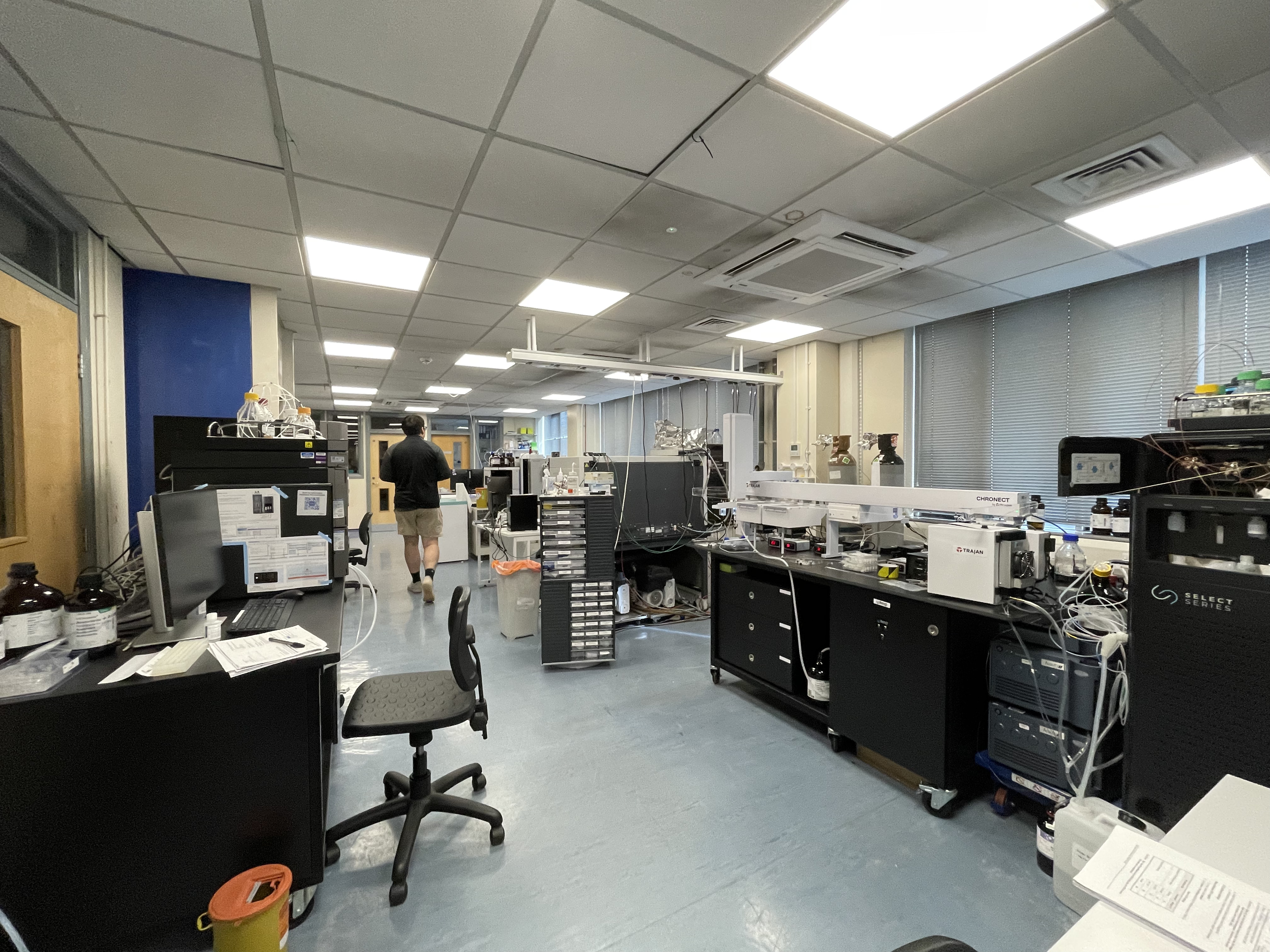 Bayliss Labの実験室の様子