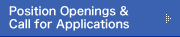 Position Openings & Call for Applications