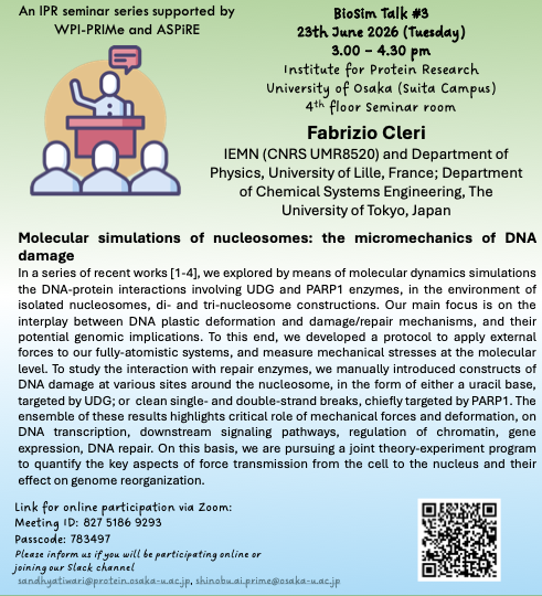 Flyer for BioSim Talk 2026 #3